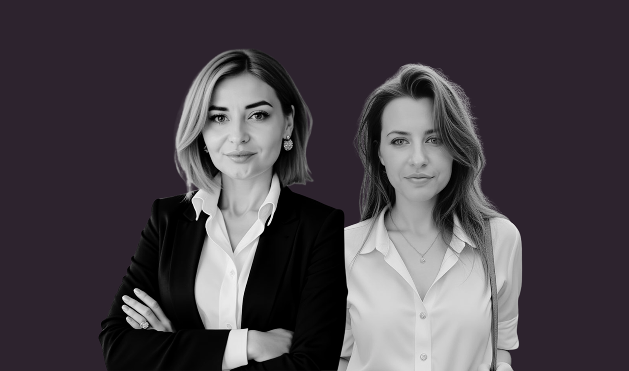 Elzbieta Krutysza i Dominika Pac na zdjęciu